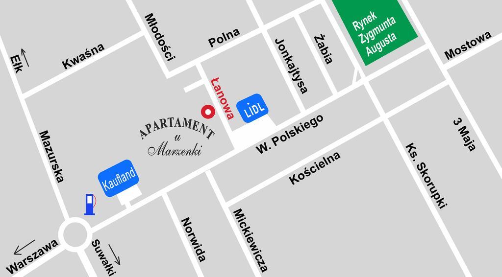 Apartament U Marzenki Augustów Exteriör bild